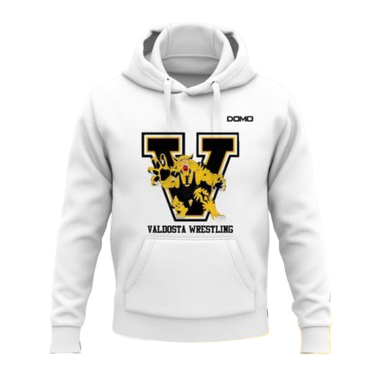 Valdosta Wrestling Breeze Blocker – Fleece Hoodie (White)