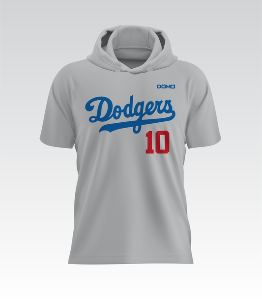 Dodgers Scout Team HydroFlow Pro Hood Tee (Gray)