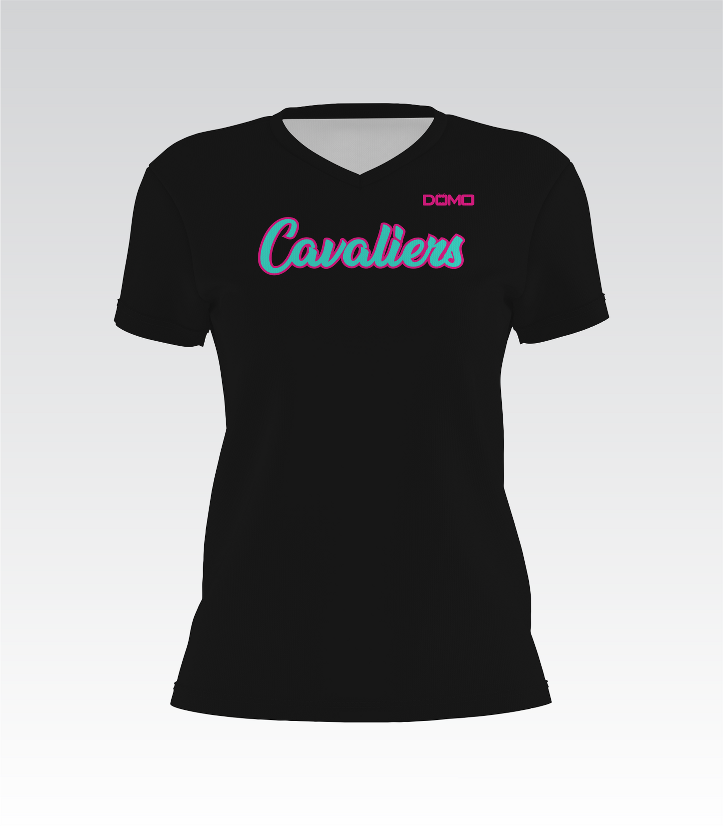 Ft. Caroline Middle Lady V-Neck (Black)