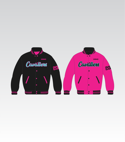 Ft. Caroline Middle Reversible Alumni Jacket (Black and Pink)