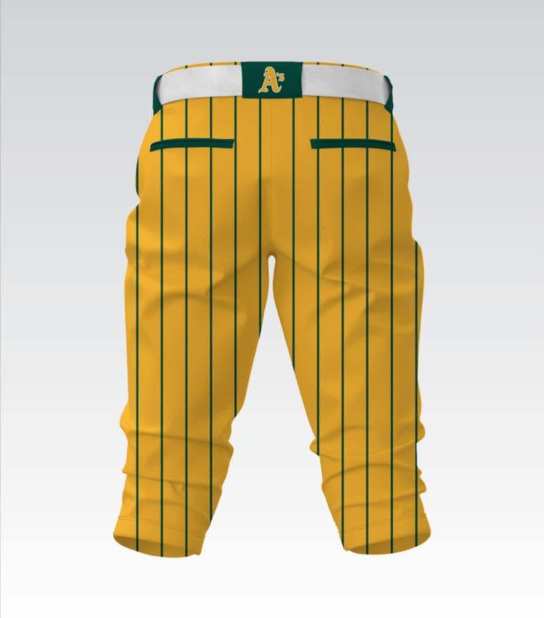 Arlington A's Team Pants (Yellow)