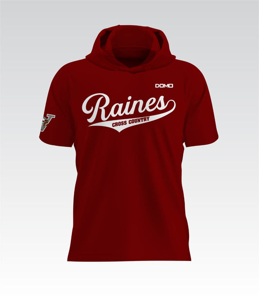 Raines Cross Country HydroFlow Pro Hood Tee (Maroon)