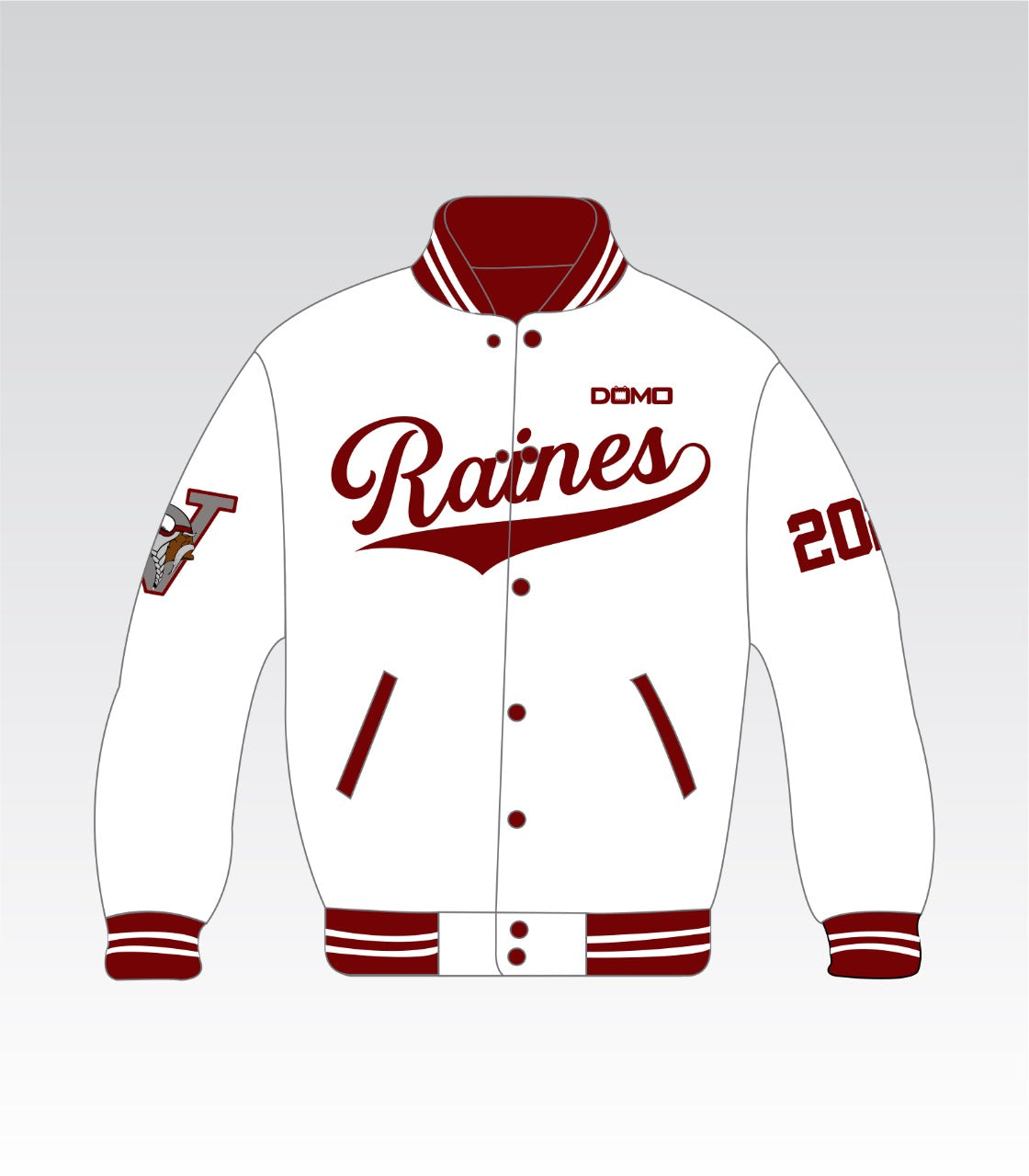 Raines Reversible Alumni Jacket (Maroon and White)