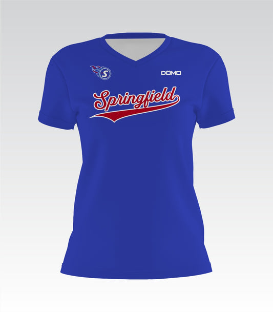 Springfield Middle School Lady V-Neck (Blue)