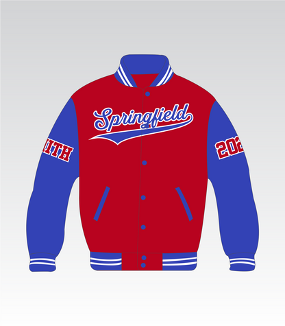 Springfield Middle School Reversible Alumni Jacket (Red and Blue)