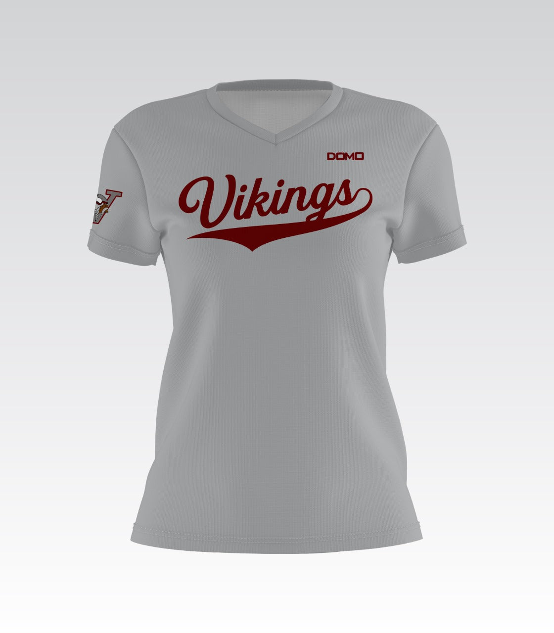 Vikings Lady V-Neck (Gray)