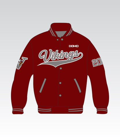 Vikings Reversible Alumni Jacket (Maroon and Gray)