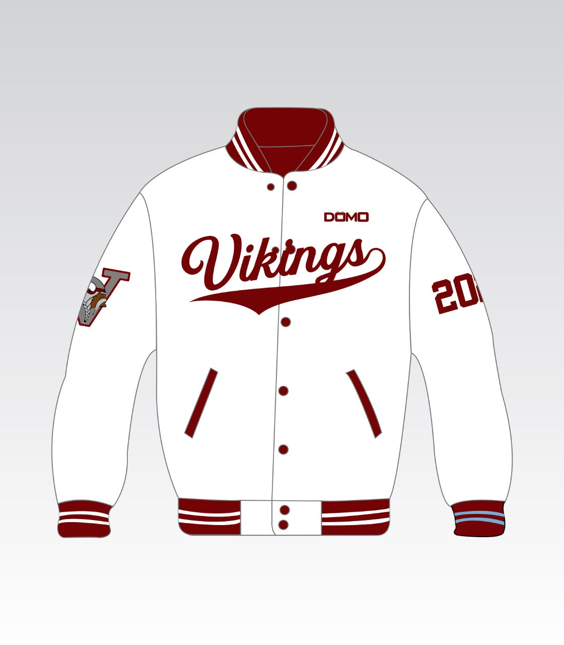 Vikings Reversible Alumni Jacket (Maroon and White)