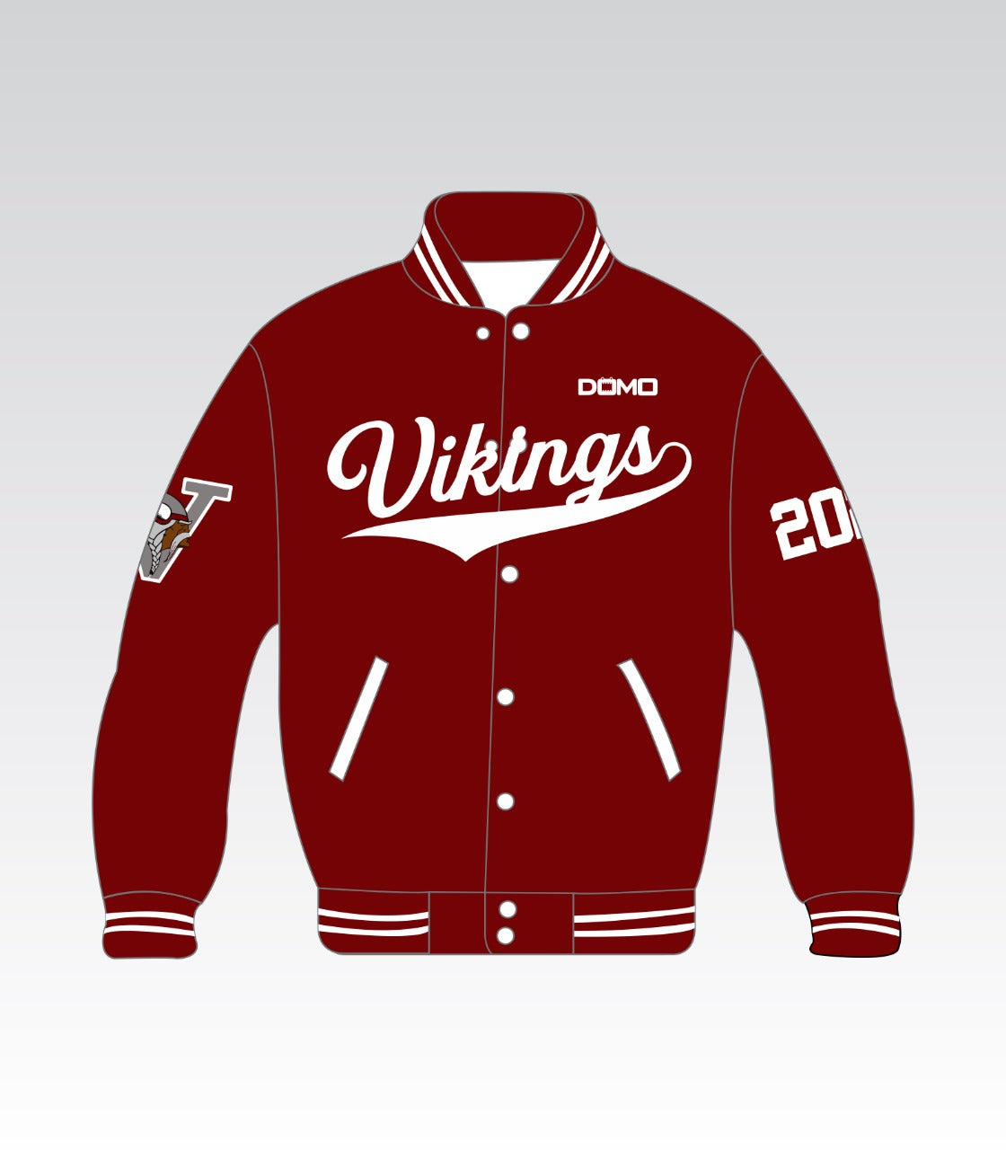 Vikings Reversible Alumni Jacket (Maroon and White)