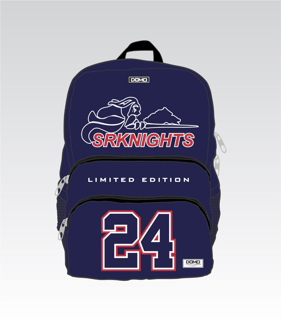 SR Knights DiamondPro BookBag (Navy Blue)