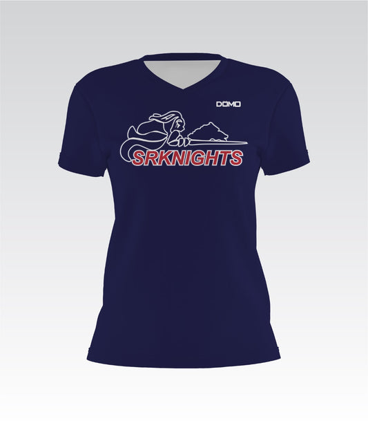 SR Knights Lady V-Neck (Navy Blue)