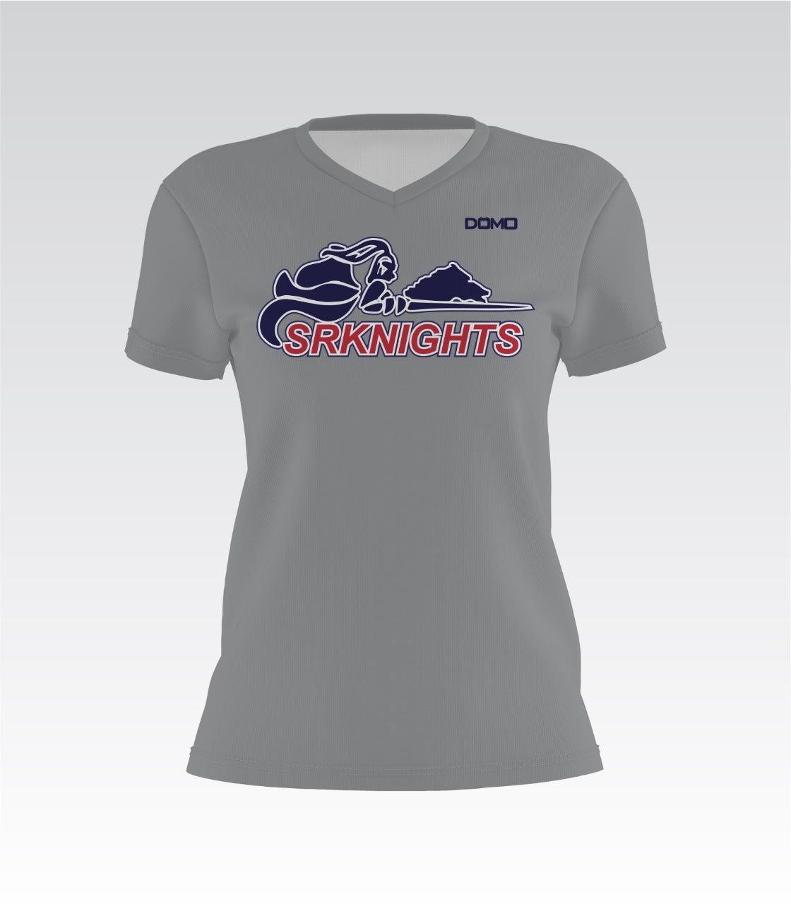 SR Knights Lady V-Neck (Gray)