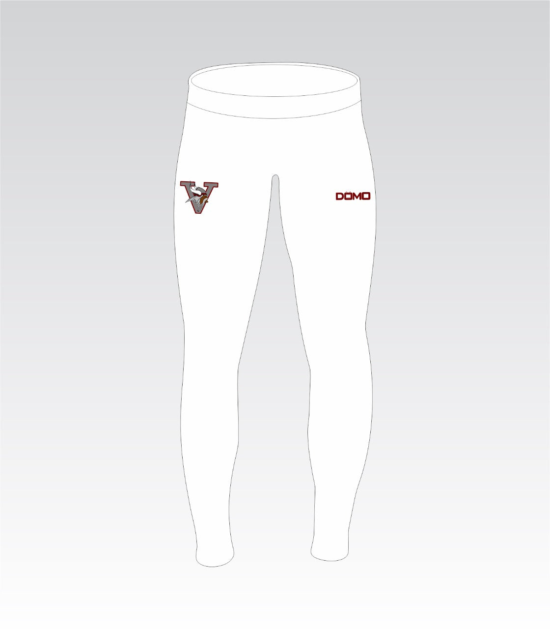 Raines Vikings Sports Performance Tights (White)