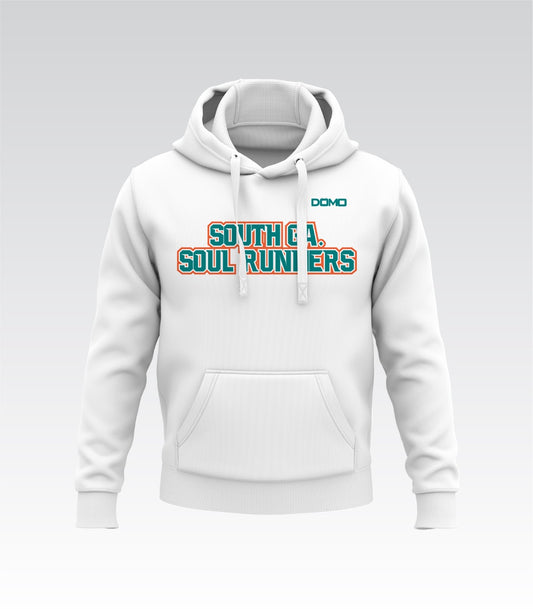 South Ga. Soul Runners Breeze Blocker – Fleece Hoodie (White)