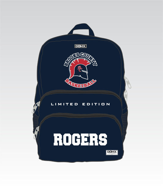 Brooks County Basketball Pro BookBag (Navy Blue)