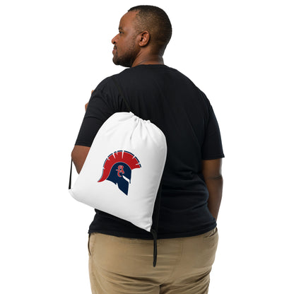 Brooks County Drawstring Bag (White)