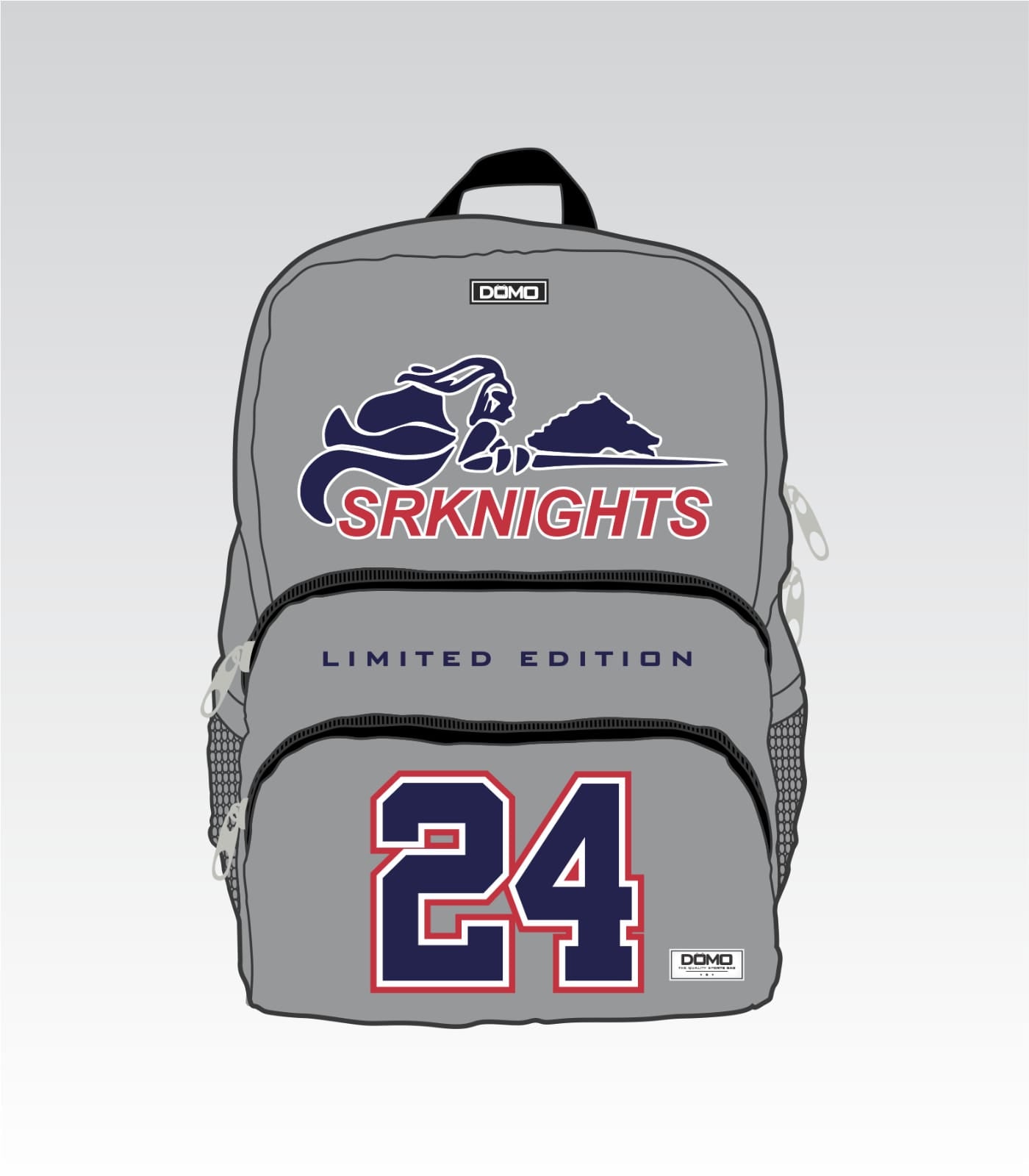 SR Knights DiamondPro BookBag (Gray)