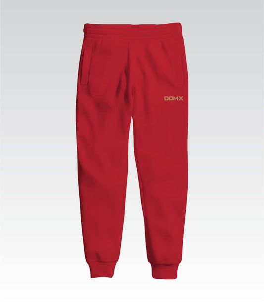 DOMO Red/Gold Joggers