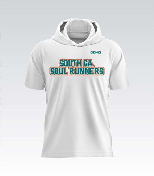 South Ga. Soul Runners HydroFlow Pro Hood Tee (White)