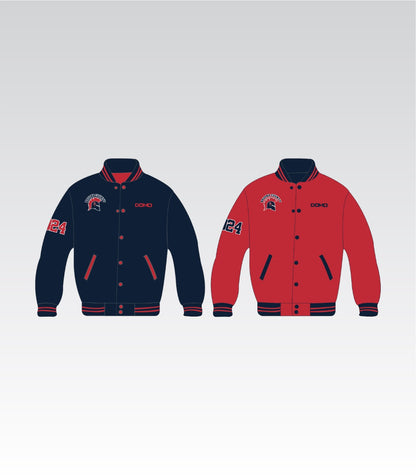 Brooks County Reversible Alumni Jacket (Red and Navy Blue)