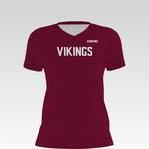 Lowndes Vikings Lady V-Neck (Maroon)