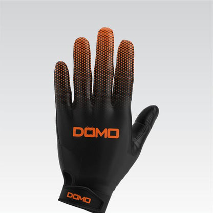 Black/Orange "Sayless" (Theme) Football Gloves