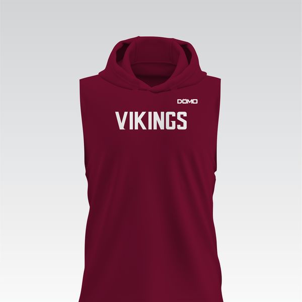 Lowndes Vikings HydroFlow Pro Sleeveless Hood Tee (Maroon)