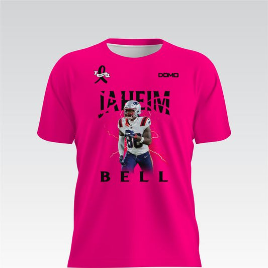 Solo Dri-Fit Jaheim Bell Breast Cancer Awareness Graphic Tee (Hot Pink)