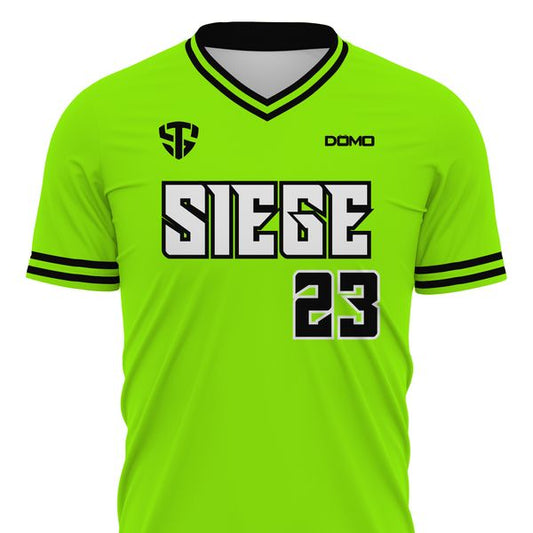 Team Seige Baseball Fan Jersey (Neon Green)