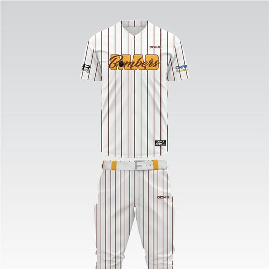 "Golden Strikes" Baseball Uniform