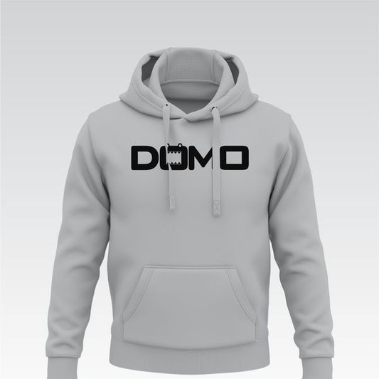 DOMO Breeze Blocker – Fleece Hoodie (Gray/Black)