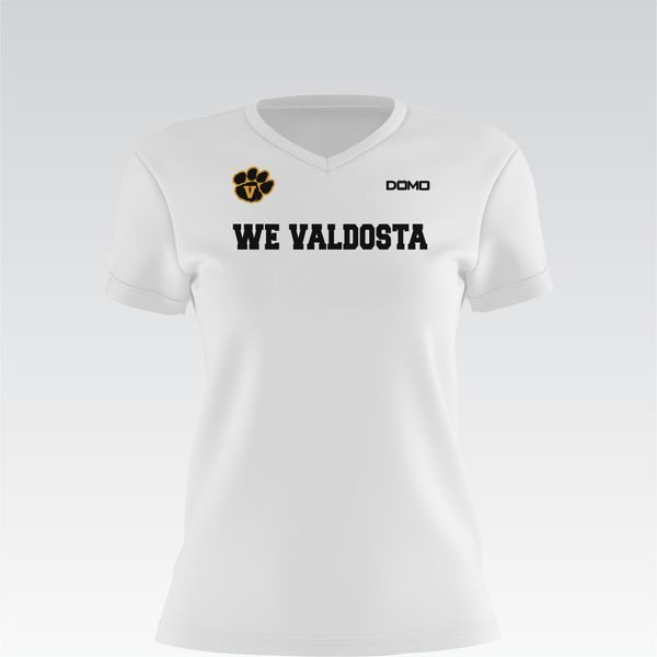 Valdosta Wildcats Lady V-Neck (White)