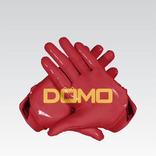 Red/Gold Football Gloves