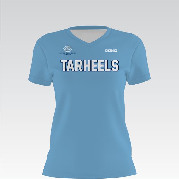 Valdosta Boys & Girls Club Tarheels Lady V-Neck (Carolina Blue)