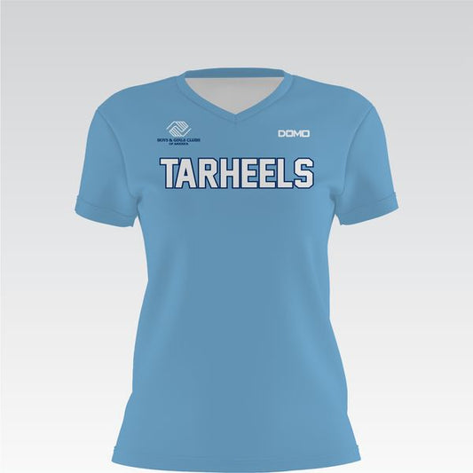 Valdosta Boys & Girls Club Tarheels Lady V-Neck (Carolina Blue)