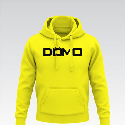 DOMO Breeze Blocker – Fleece Hoodie (Yellow/Black)