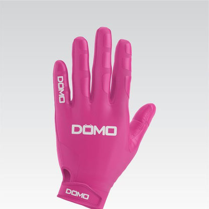 Pink/White Football Gloves