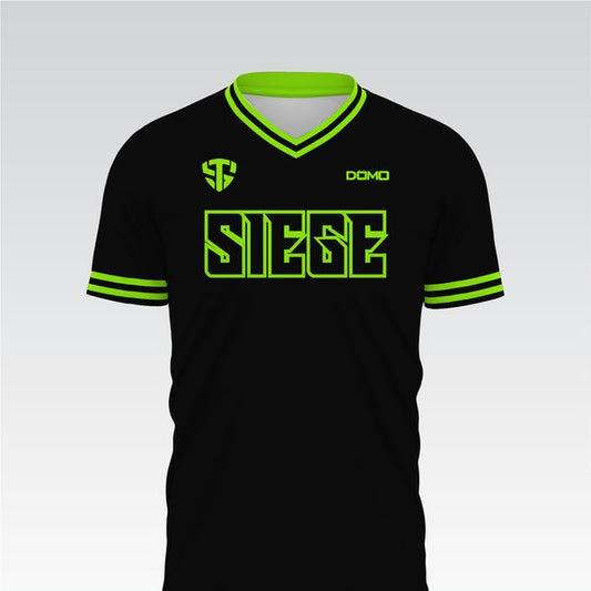 Team Seige Baseball Fan Jersey (Black)