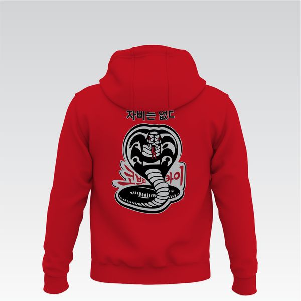 Cobra Kai Breeze Blocker – Fleece Hoodie (Red)