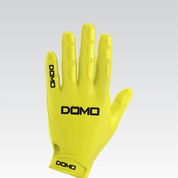 Yellow/Black Football Gloves