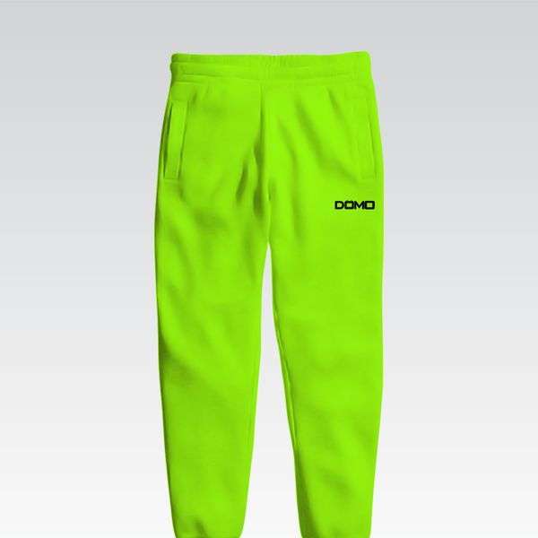 DOMO Neon Green/Black Joggers