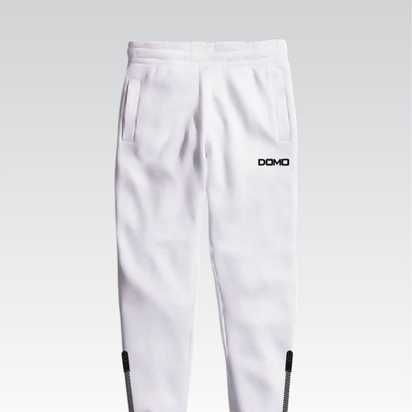 DOMO White/Black Joggers