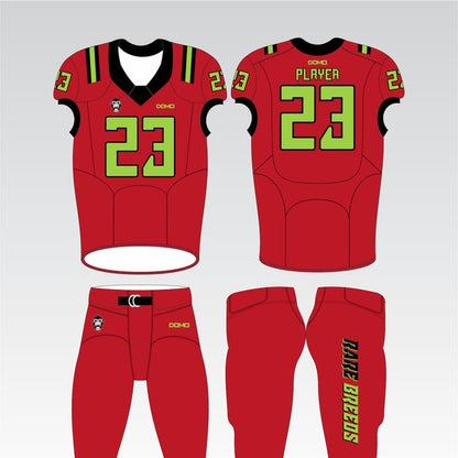 "Neon Blaze" Football Uniform