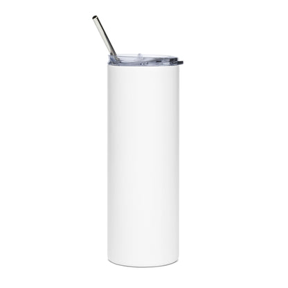 Brooks County Stainless steel Tumbler (White)